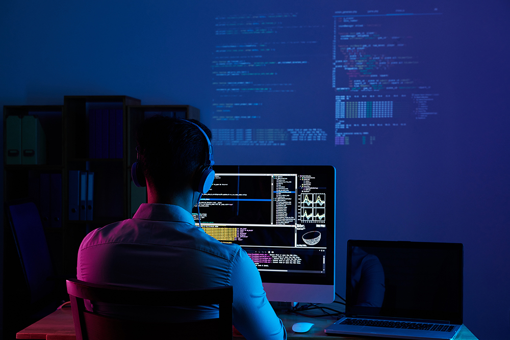 Full stack development graphic placeholder